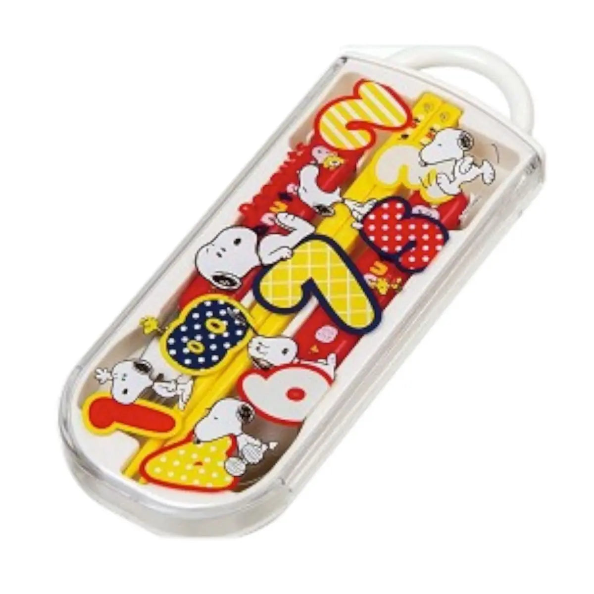 set de servicios con palillo snoopy