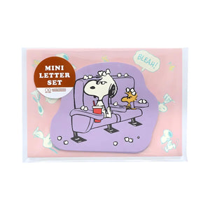 set carta mini snoopy