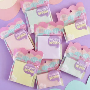 sticky notes 76x76mm 100 hojas pastel