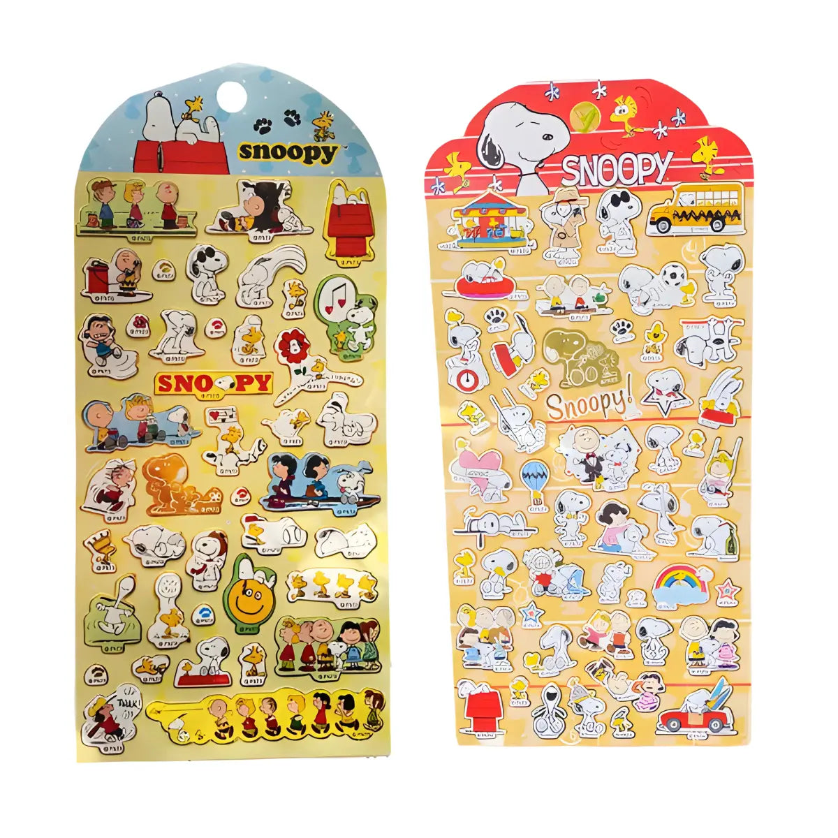 stickers foil snoopy peanuts