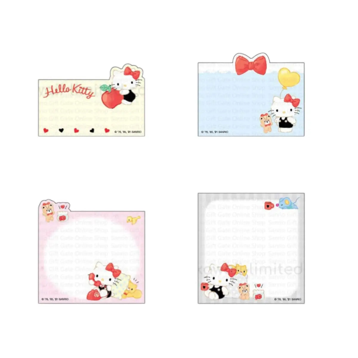 set de notas adhesivas sanrio - libreta desplegable