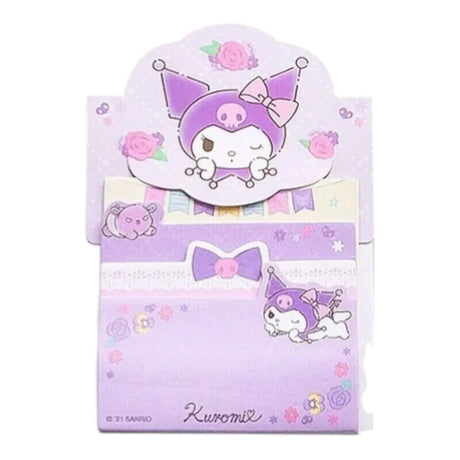 set de notas adhesivas sanrio - libreta desplegable