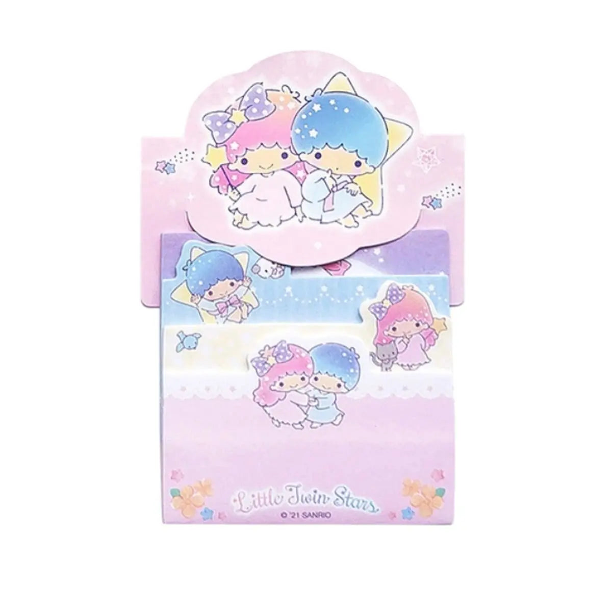 set de notas adhesivas sanrio - libreta desplegable