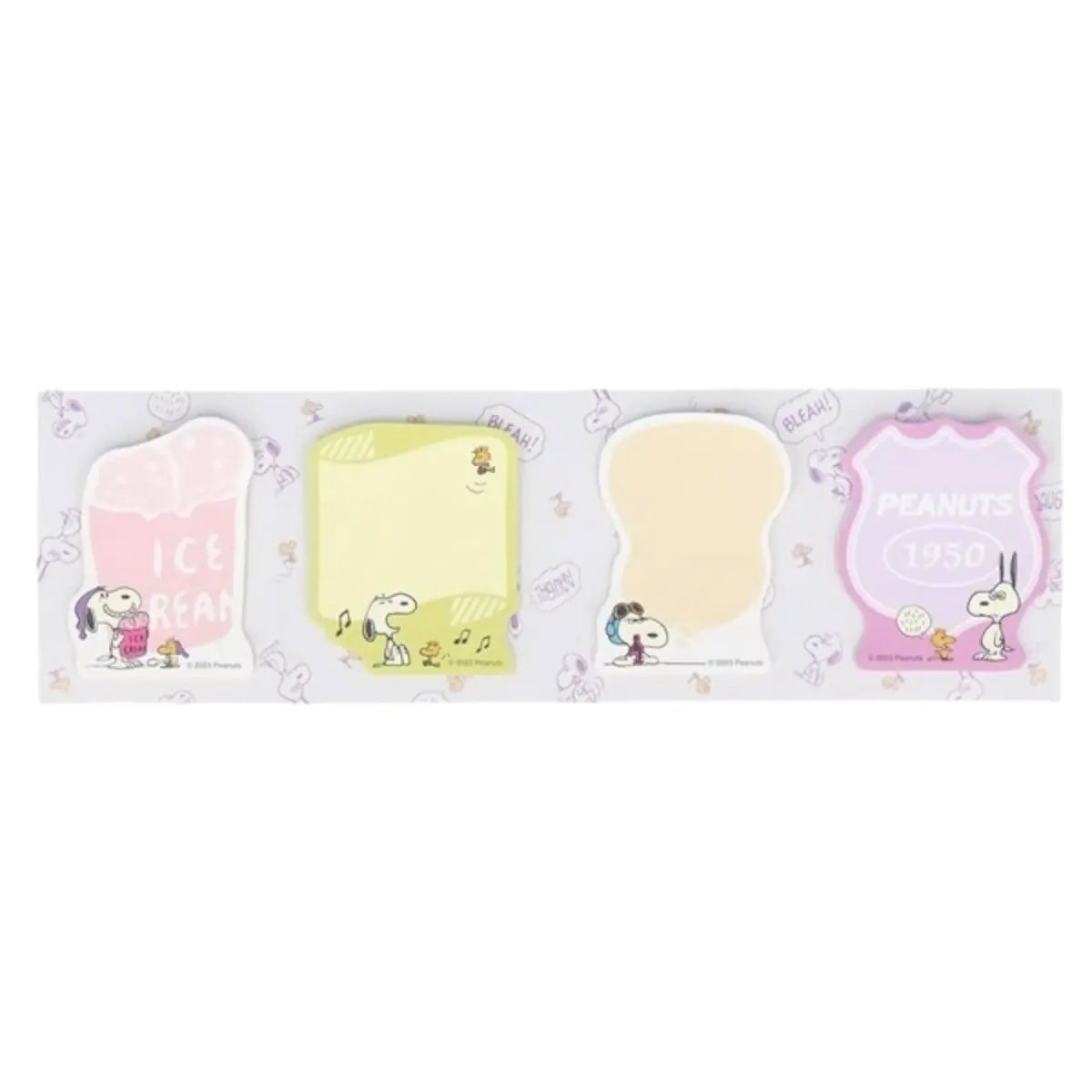 sticky notes extensible snoopy peanuts