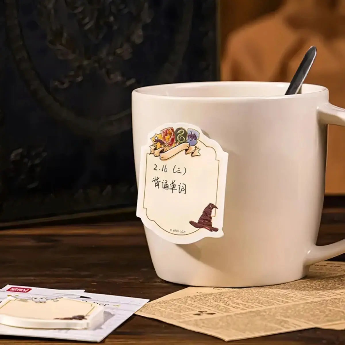 set notas adhesivas harry potter - pack con 4 diseños