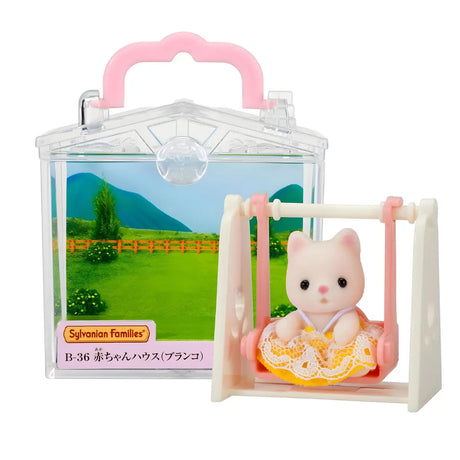 sylvanian families columpio gato bebe seda