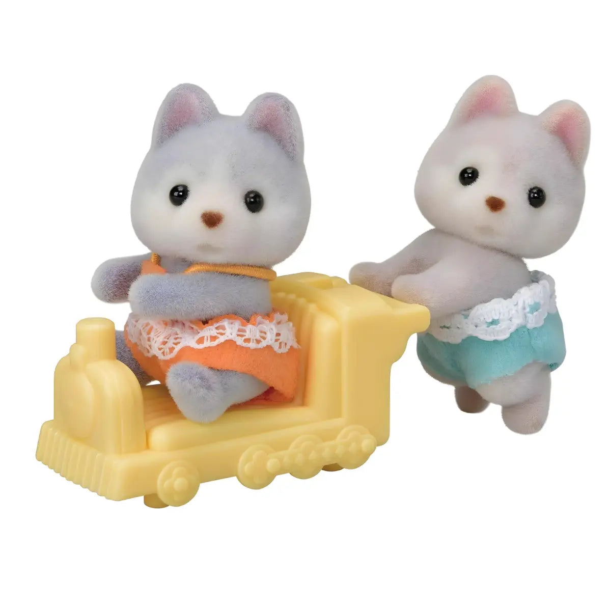 sylvanian families bebes gemelos husky