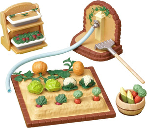 sylvanian samilies set huerto con verduras