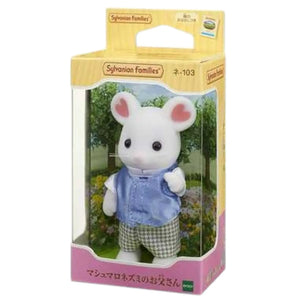 sylvanian families papá ratón marshmallow