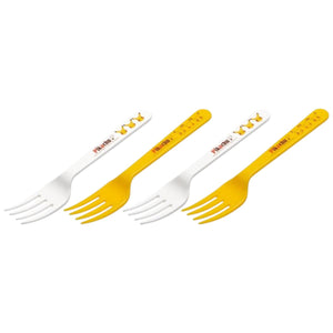 set de 4 servicios cuchara tenedor pokémon pikachu