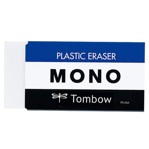 goma de borrar tombow mono plastic tamaño s, m y l