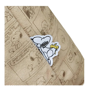 tote bag snoopy peanuts beige